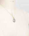 14k Genuine Ancient Roman Coin Necklace (Diva Faustina; 141 A.D.)