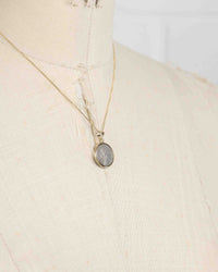 14k Gold Genuine Ancient Roman Coin Necklace (Flora; 53 B.C.)