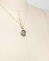 14k Gold Genuine Ancient Roman Coin Necklace (Liber/Dionysus; 78-75 B.C.)