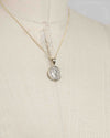 14k Gold Genuine Ancient Roman Coin Necklace (Minerva; 100 B.C.)