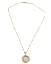 14k Gold Genuine Ancient Roman Coin Necklace (Pax/Octavian; 44-27 B.C.)