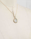 14k Gold Genuine Ancient Roman Coin Necklace (Pax/Octavian; 44-27 B.C.)