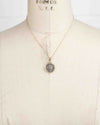 14k Gold Genuine Ancient Roman Coin Necklace (Roma; 111-110 B.C.)
