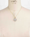 14k Gold Genuine Ancient Roman Coin Necklace (Roma; 109-108 B.C.)