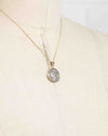 14k Gold Genuine Ancient Roman Coin Necklace (Roma; 109-108 B.C.)