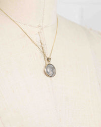 14k Gold Genuine Ancient Roman Coin Necklace (Roma; 109-108 B.C.)