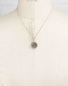 14k Gold Genuine Ancient Constantinople Commemorative Coin Necklace (Romulus & Remus; 310-337 A.D.)