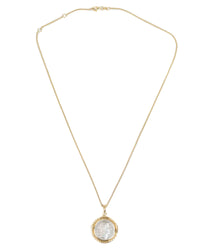 14k Gold Genuine Ancient Roman Coin Necklace (Sol; 42 B.C.)
