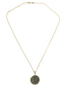 14k Gold Genuine Ancient Roman Coin Necklace (Tyche; 253-268 A.D.)