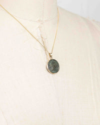 14k Gold Genuine Ancient Roman Coin Necklace (Tyche; 253-268 A.D.)