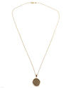 14k Gold Genuine Ancient Constantinople Commemorative Coin Necklace (Romulus & Remus; 330-354 A.D.)