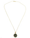 14k Gold Genuine Ancient Constantinople Commemorative Coin Necklace (Romulus & Remus; 330-354 A.D.)
