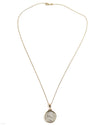 14k Gold Genuine Ancient Roman Coin Necklace (Septimus Severus; 193-211 A.D.)