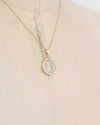14k Gold Genuine Ancient Roman Coin Necklace (Septimus Severus; 193-211 A.D.)