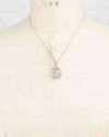 14k Gold Genuine Ancient Roman Coin Necklace (Bacchus/Pegasus; 90 B.C.)
