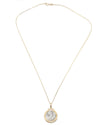 14k Gold Genuine Ancient Roman Coin Necklace (Flora; 57 B.C.)