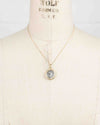14k Gold Genuine Ancient Roman Coin Necklace (Flora; 57 B.C.)