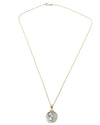 14k Gold Genuine Ancient Roman Coin Necklace (Marcus Aurelius; 161-180 A.D.)