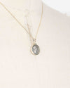 14k Gold Genuine Ancient Roman Coin Necklace (Marcus Aurelius; 161-180 A.D.)
