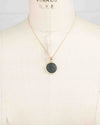 14k Gold Genuine Ancient Greek Coin Necklace (Persephone; 350-309 B.C.)
