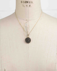 14k Gold Genuine Ancient Greek Coin Necklace (Tanit; 400-350 B.C.)