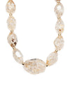 Brazilian Amber Quartz Nugget Statement Necklace