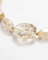 Brazilian Amber Quartz Nugget Statement Necklace