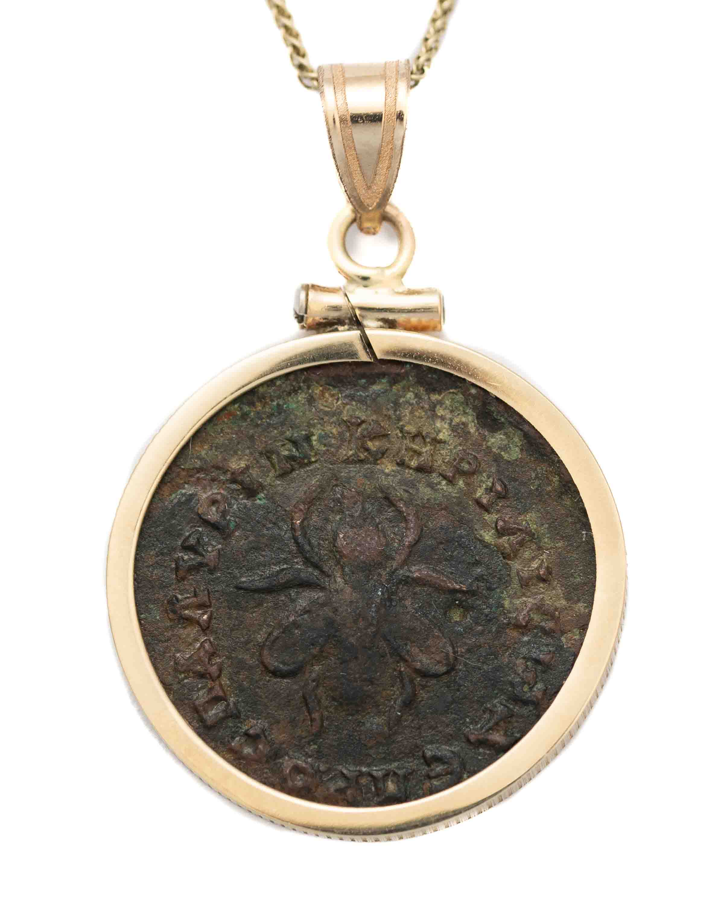 Real ancient greek coin necklace discount