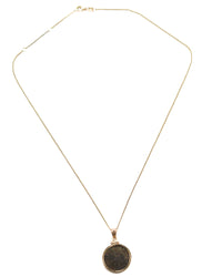 14k Genuine Ancient Greek Coin Necklace (Artemis Bee; 1st Century A.D.)