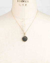 14k Genuine Ancient Greek Coin Necklace (Artemis Bee; 1st Century A.D.)