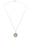 14k Gold Genuine Ancient Roman Coin Necklace (Fortuna; 49 B.C.)