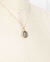 14k Gold Genuine Ancient Roman Coin Necklace (Fortuna; 49 B.C.)