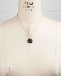 14k Gold Genuine Ancient Greek Coin Necklace (Persephone; 275-215 B.C.)