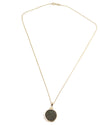 14k Gold Genuine Ancient Greek Coin Necklace (Poseidon; 275-215 B.C.)