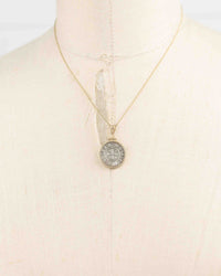14k Gold Genuine Ancient Coin of the Crusades Necklace (Achaea; 1289-1297 A.D.)