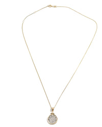 14k Gold Genuine Ancient Coin of the Crusades Necklace (Jerusalem; 1160-1179 A.D.)