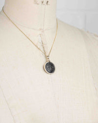 14k Gold Genuine Ancient Greek Coin Necklace (Perseus; 221-179 B.C.)