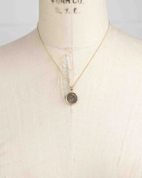 14k Gold Genuine Ancient Judaean/Biblical Coin Necklace (Widow's Mite; 103-73 B.C.)