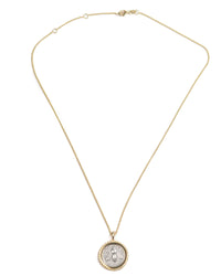 14k Gold Genuine Ancient Greek Coin Necklace (Artemis Bee; 202-150 B.C.)