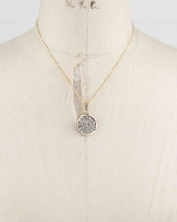 14k Gold Genuine Ancient Italian Coin Necklace (Florentine Florin; 1250-1260 A.D.)