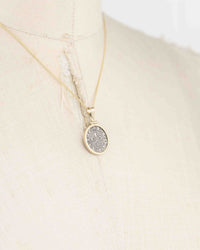 14k Gold Genuine Ancient Italian Coin Necklace (Florentine Florin; 1250-1260 A.D.)