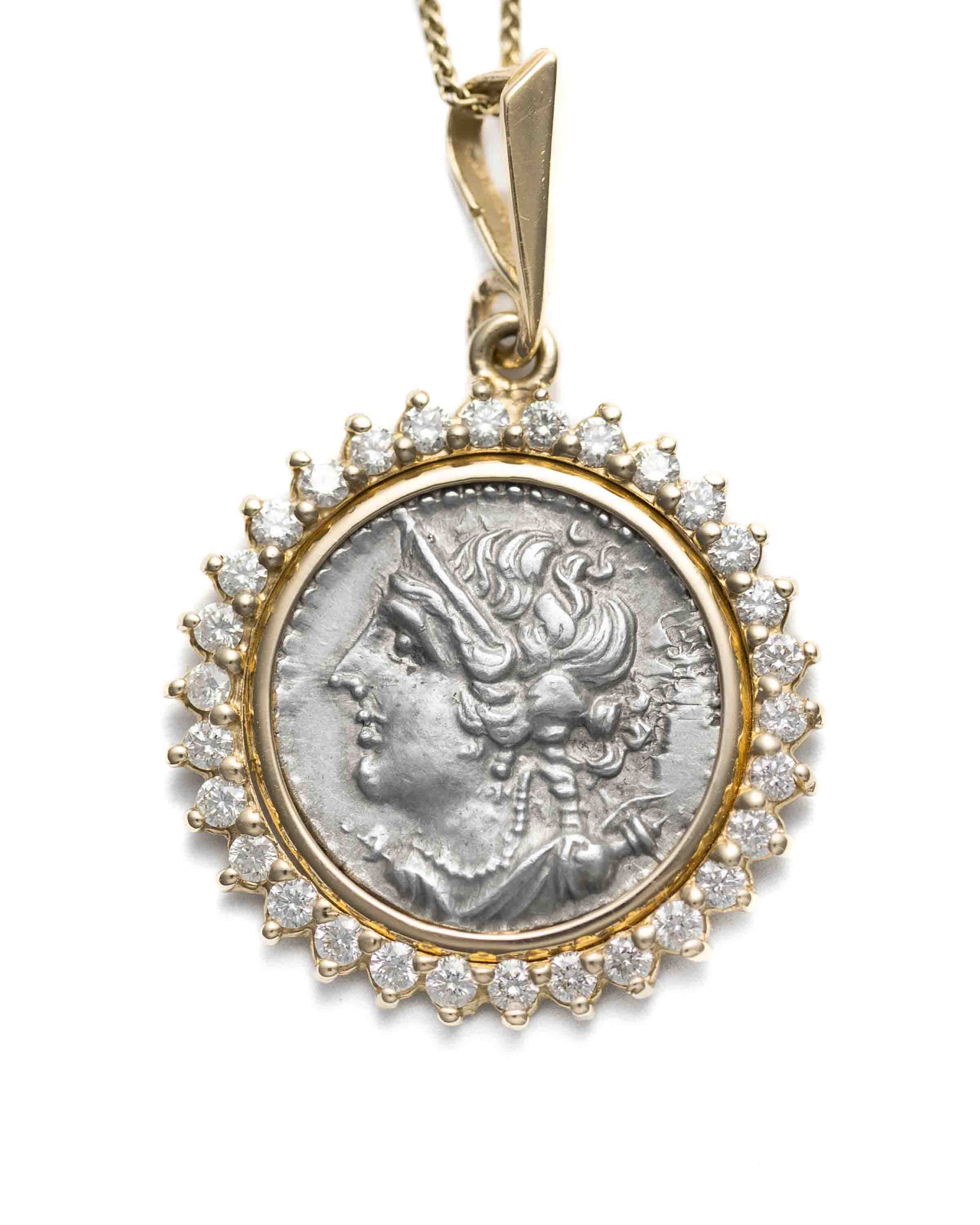 Artemis coin necklace hotsell