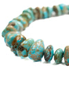 Natural Arizona Kingman Turquoise Chunky Nugget Knotted Statement Necklace
