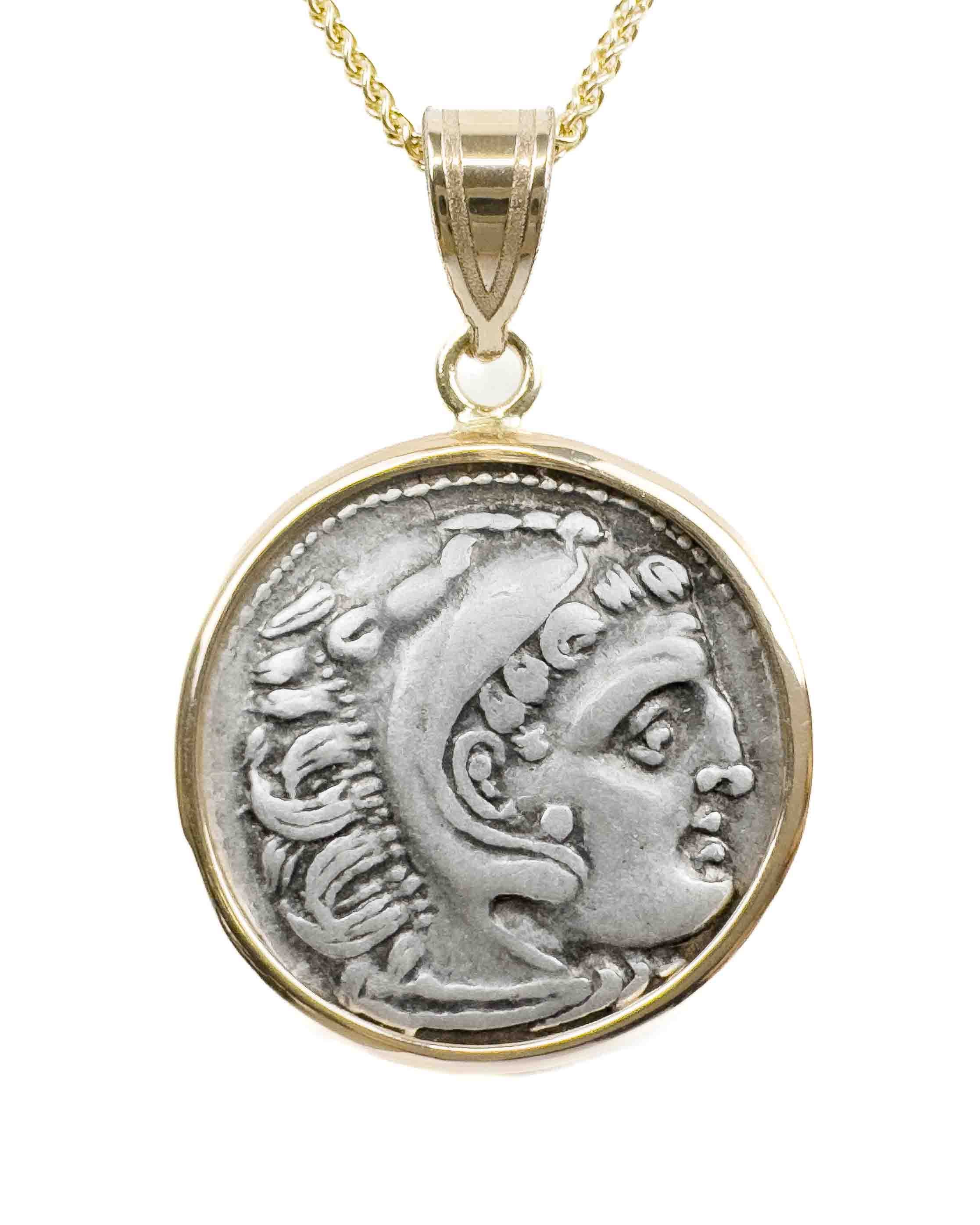 Alexander the deals great coin necklace