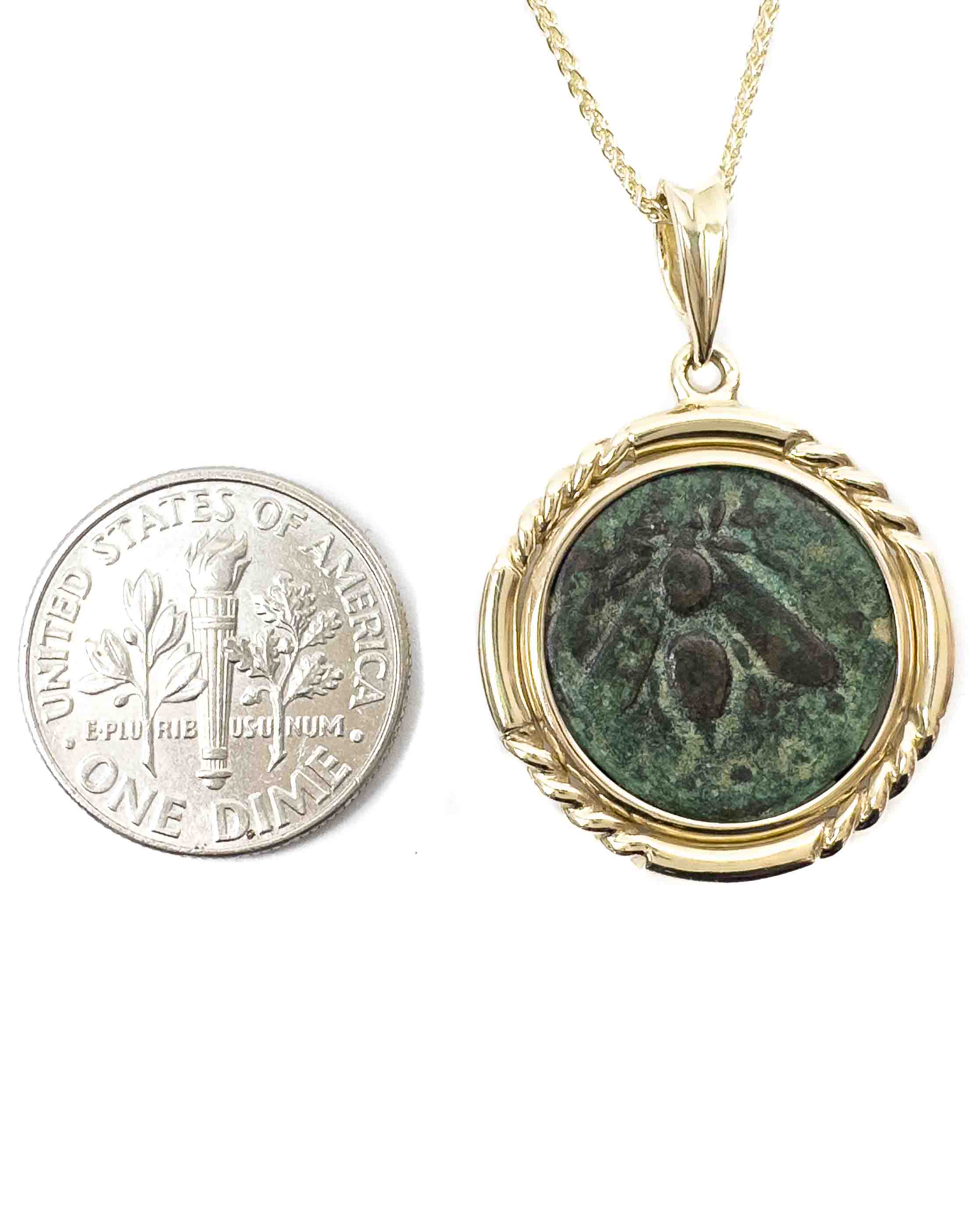 Ancient greek store coin jewelry