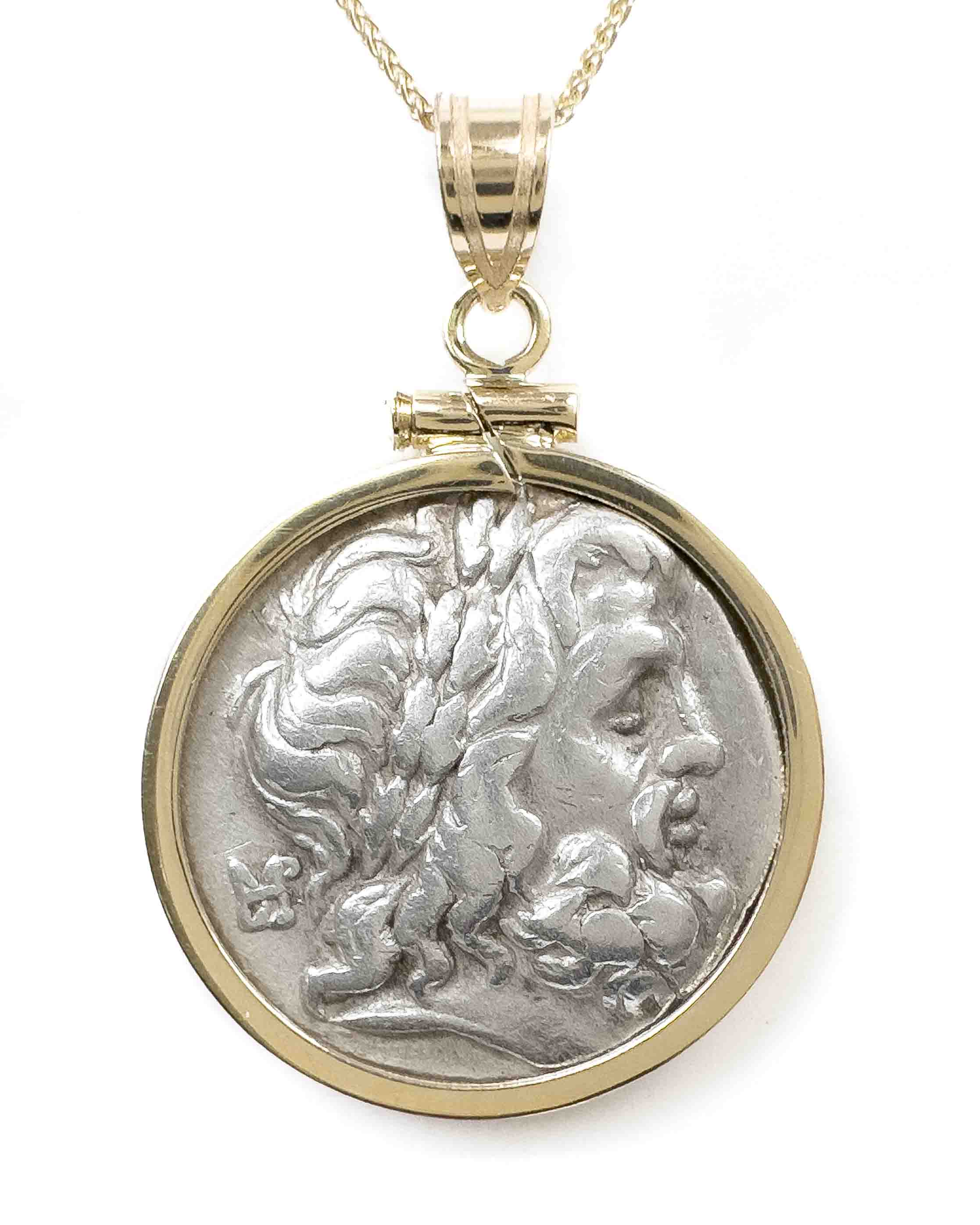 Greek hot sale coin jewelry