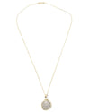 14k Gold Genuine Ancient Crusades Coin Necklace (1287-1308 A.D.)