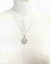 14k Gold Genuine Ancient Roman Coin Necklace (Marcus Aurelius; 168-169 A.D.)