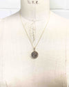 14k Gold Genuine Ancient Roman Coin Necklace (Aurelian; 270-275 A.D.)