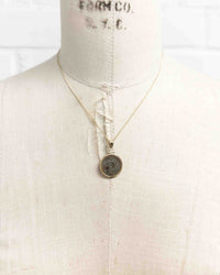 14k Gold Genuine Ancient Roman Coin Necklace (Constantine the Great; 330-333 A.D.)